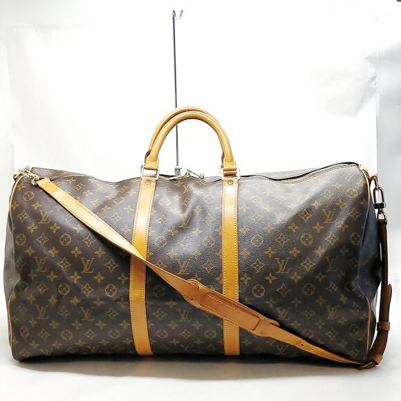 Louis Vuitton Monogram Keepall Bandouliere 60 Boston Bag - Picture 1 of 9